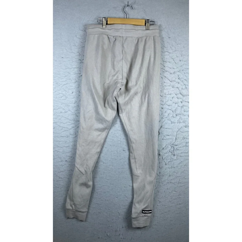 Alphalete Joggers Mens Small Tan Excellent Tapered Athletic Sweatpants